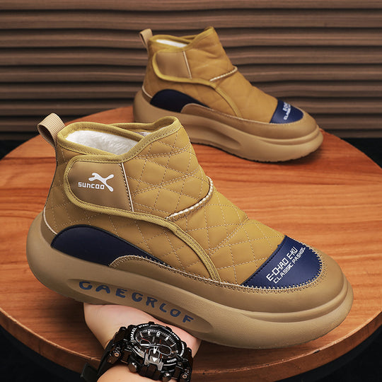 Damen modische Winterstiefel mit strapazierfähigem Obermaterial und rutschfester Sohle EB