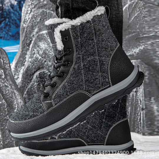Damen Winterboots mit isolierendem Fleece-Futter und rutschfester Sohle EB