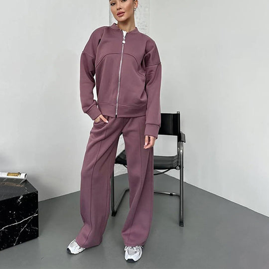 Damen Sportliche Zip-Jacke mit hohem Kragen EB