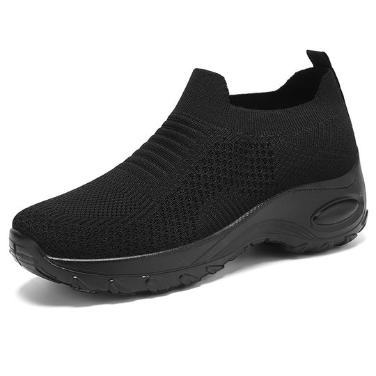 Damen Atmungsaktive Strick-Sneaker mit flexiblem Sohlenkomfort EB