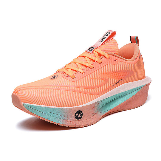 Unisex fließende Race-Performance-Sneaker mit hochprofilierter reaktiver Schaum-Zwischensohle und nahtlosem Leichtstrick-Obermaterial EB