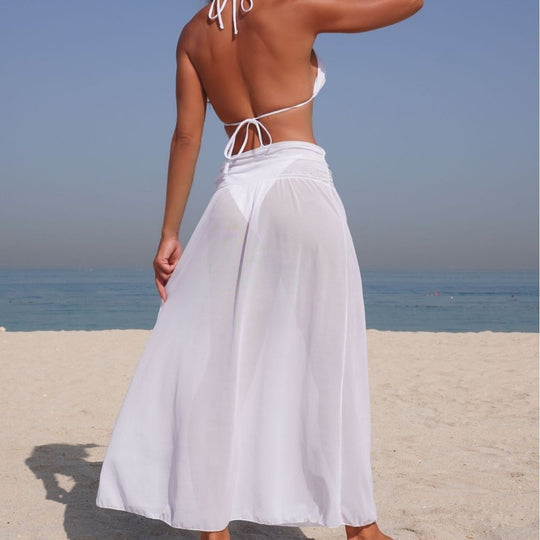 Damen Eleganter Wickelrock mit hohem Bund EB