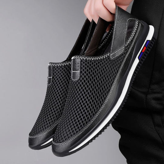 Damen Atmungsaktive Slip-On Schuhe mit flexibler Laufsohle EB