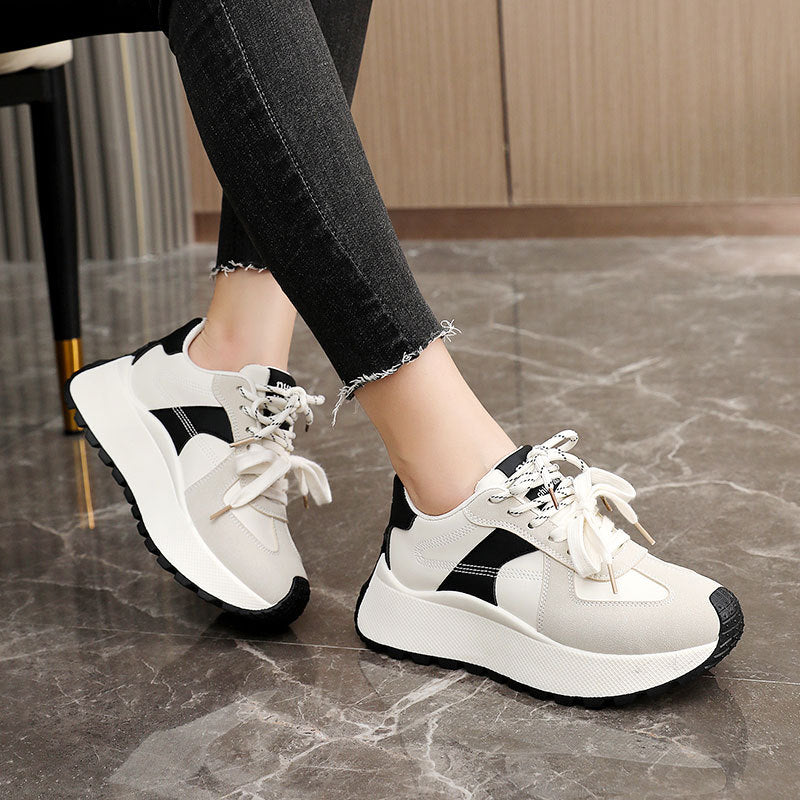Damen Sportliche Chunky Sneakers mit dämpfendem Sohlenprofil EB