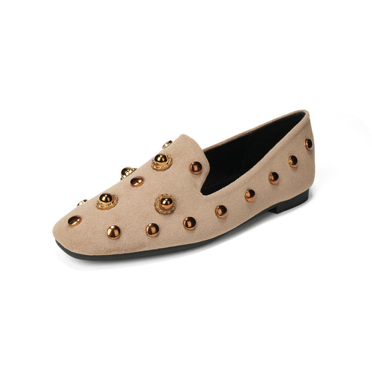 Damen Mokassin-Schuhe mit modischer Verzierungen und komfortabler Sohle EB