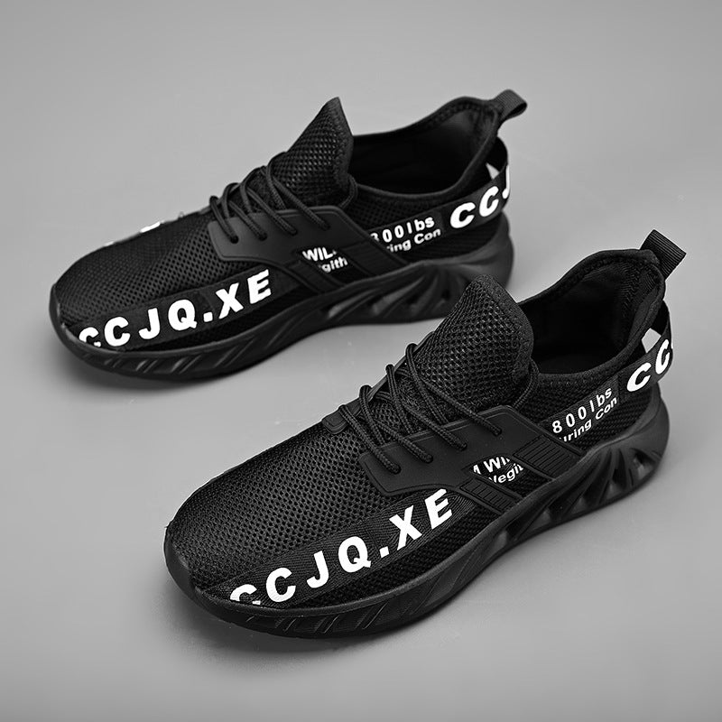 Damen Sportliche Netz-Sneaker mit rutschfester Sohle und atmungsaktivem Obermaterial EB