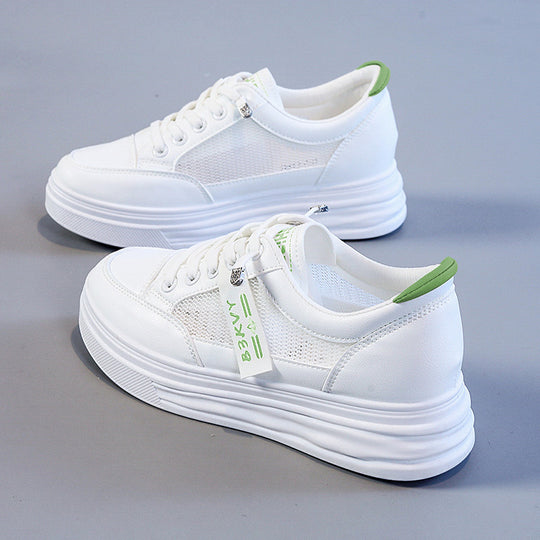 Damen Komfortable Sneaker mit atmungsaktivem Netz-Obermaterial und flexiblem Design EB