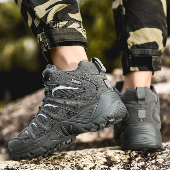 Damen Hochwertige Outdoor-Schnürboots mit wasserabweisendem Obermaterial und rutschfester Sohle EB