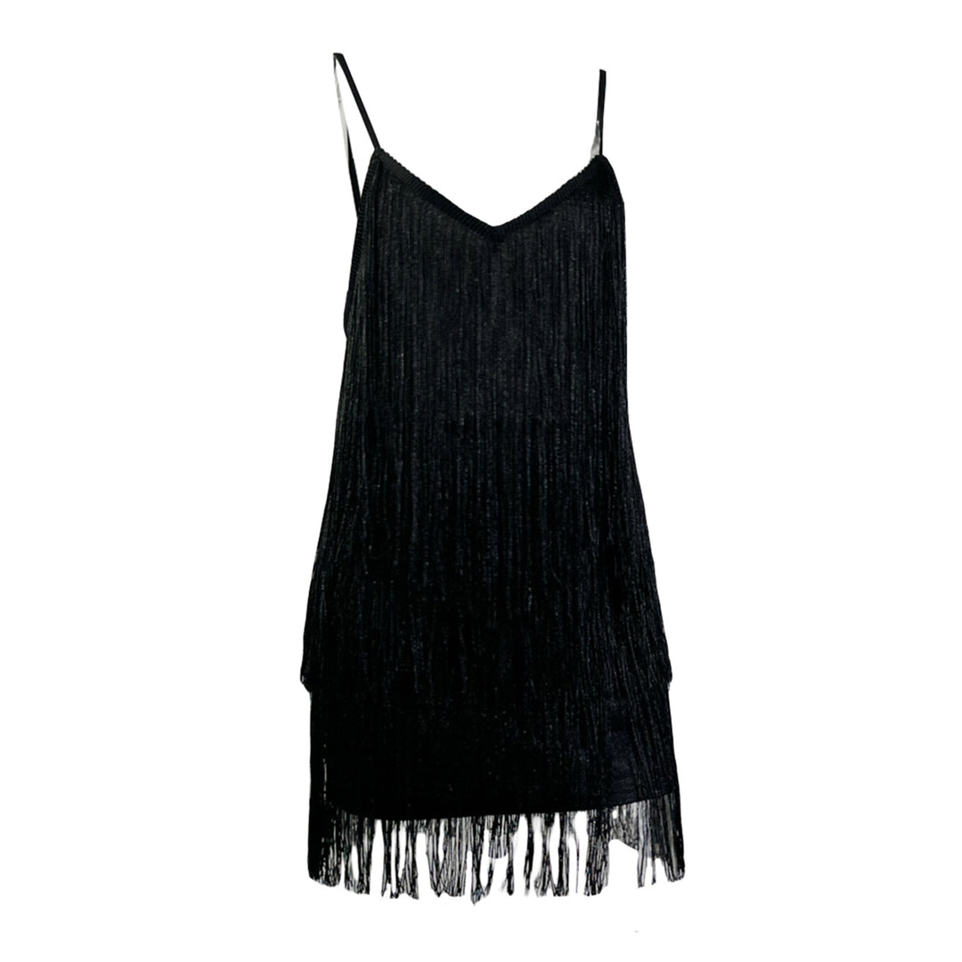 Damen Fransen Minikleid EB