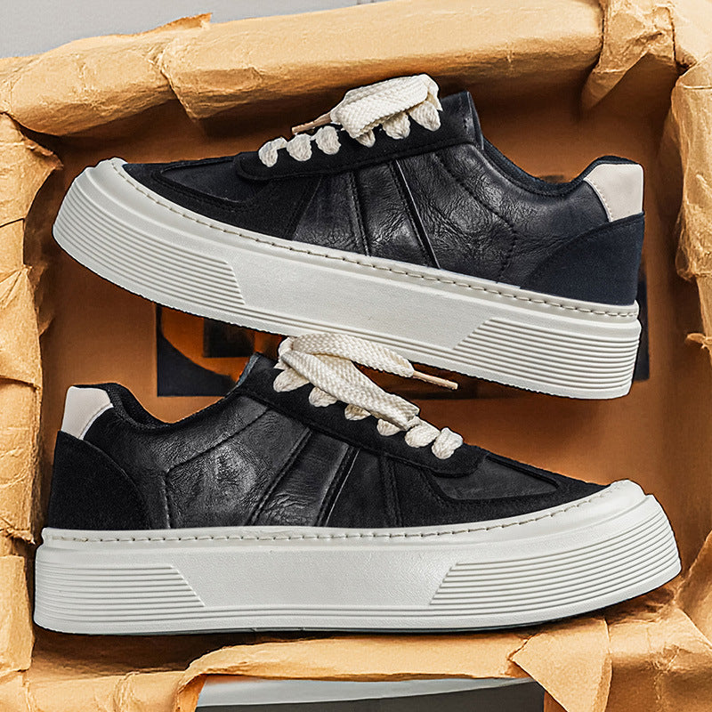 Damen Chunky Sneakers aus hochwertigem Leder mit innovativer Dämpfungstechnologie EB
