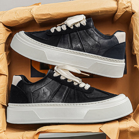 Damen Chunky Sneakers aus hochwertigem Leder mit innovativer Dämpfungstechnologie EB
