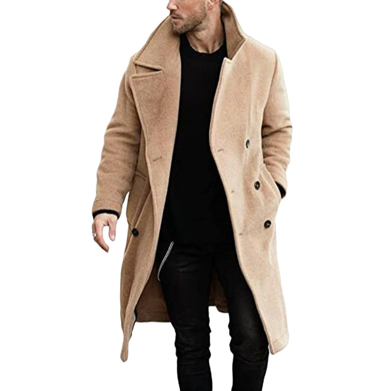 Herren klassischer Wollmantel EB