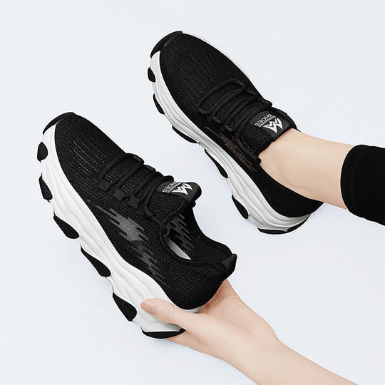 Damen Sportliche Flex-Sneakers mit atmungsaktivem Obermaterial und dämpfender Sohle EB