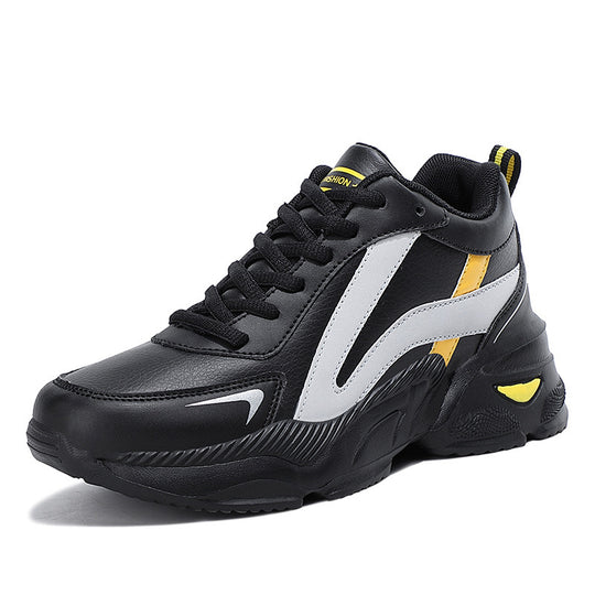 Damen Sportliche Sneaker aus hochwertigem Kunstleder mit dämpfender Sohle EB