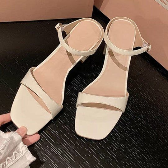 Damen Slingback Sandaletten mit blockierendem Absatz EB