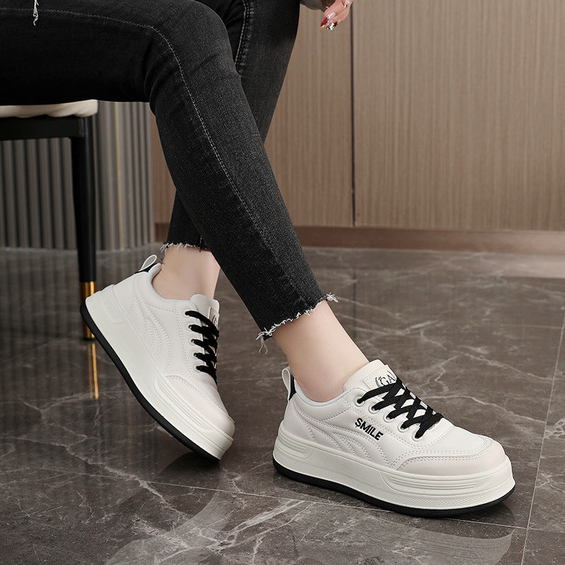 Damen modische Sneakers mit gepolsterter Sohle und atmungsaktiver Obermaterialstruktur EB