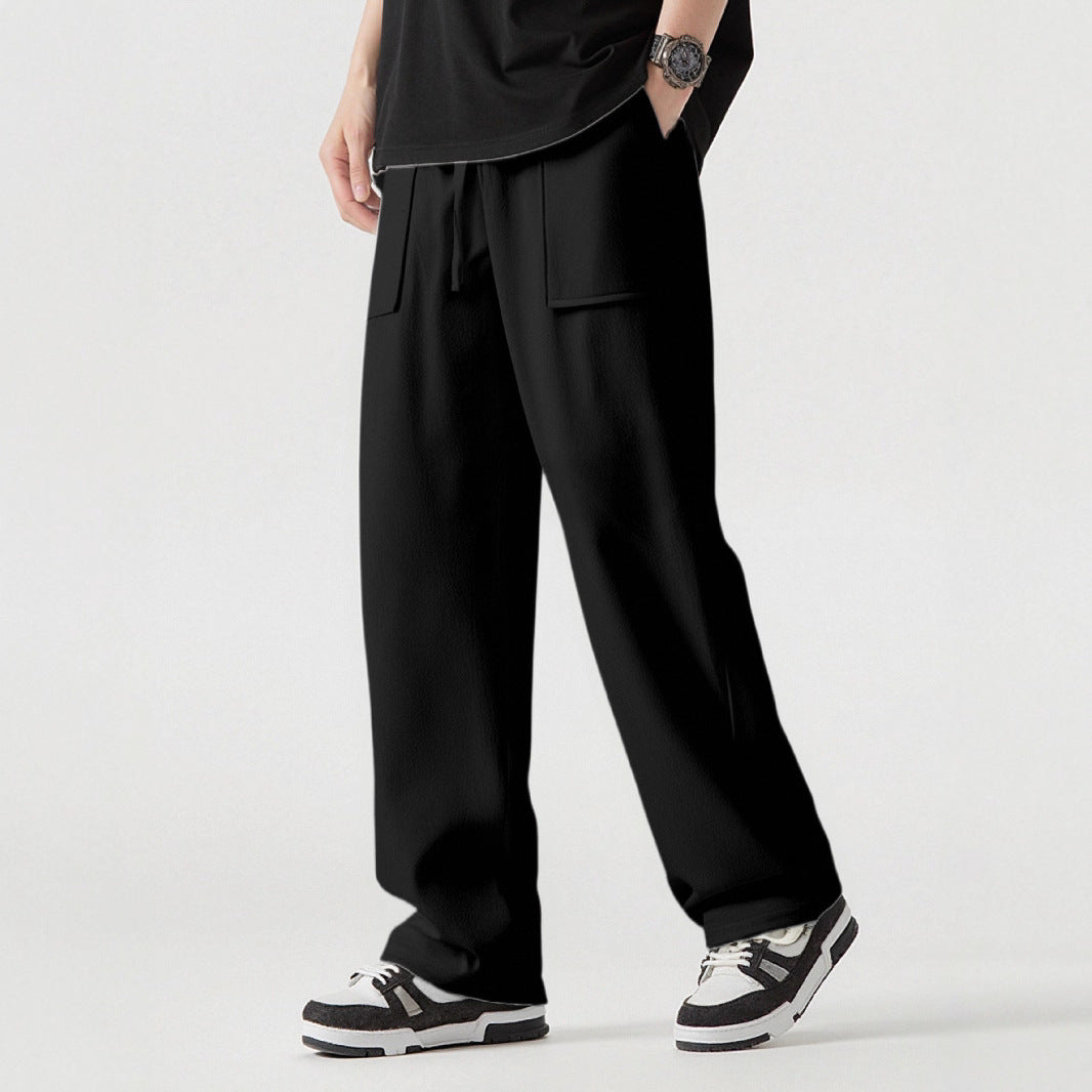 Herren Bequeme Cargo-Hose mit praktischen Taschen und elastischem Bund EB