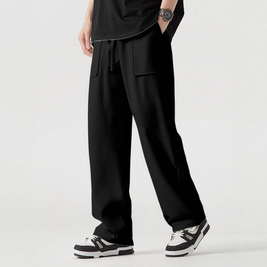 Herren Bequeme Cargo-Hose mit praktischen Taschen und elastischem Bund EB