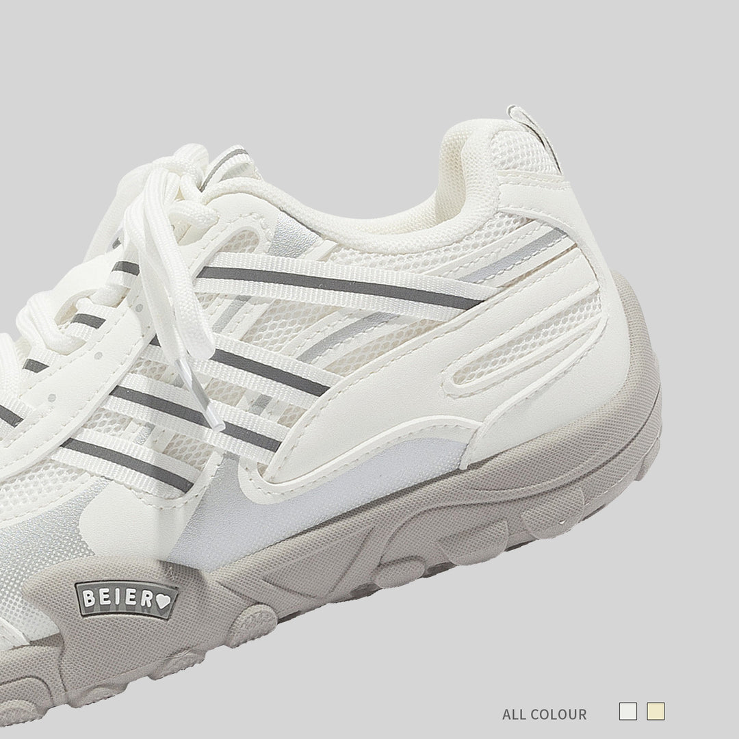 Damen Sportliche Lauf- und Freizeitschuhe mit atmungsaktiven Einsätzen und rutschfester Sohle EB