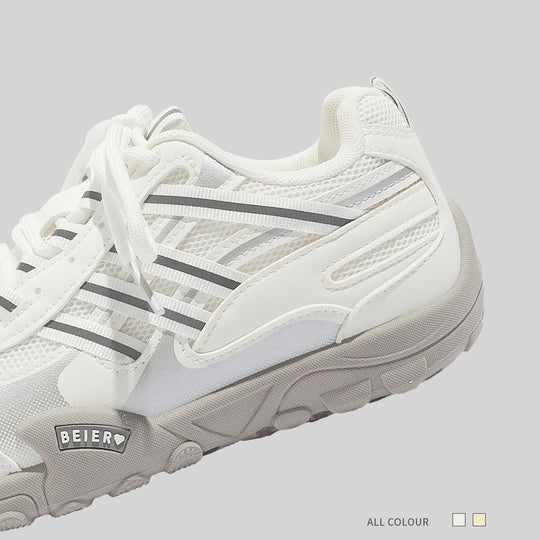 Damen Sportliche Lauf- und Freizeitschuhe mit atmungsaktiven Einsätzen und rutschfester Sohle EB