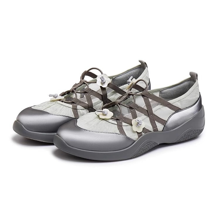 Damen Multifunktionale Freizeitschuhe mit floralem Detail EB