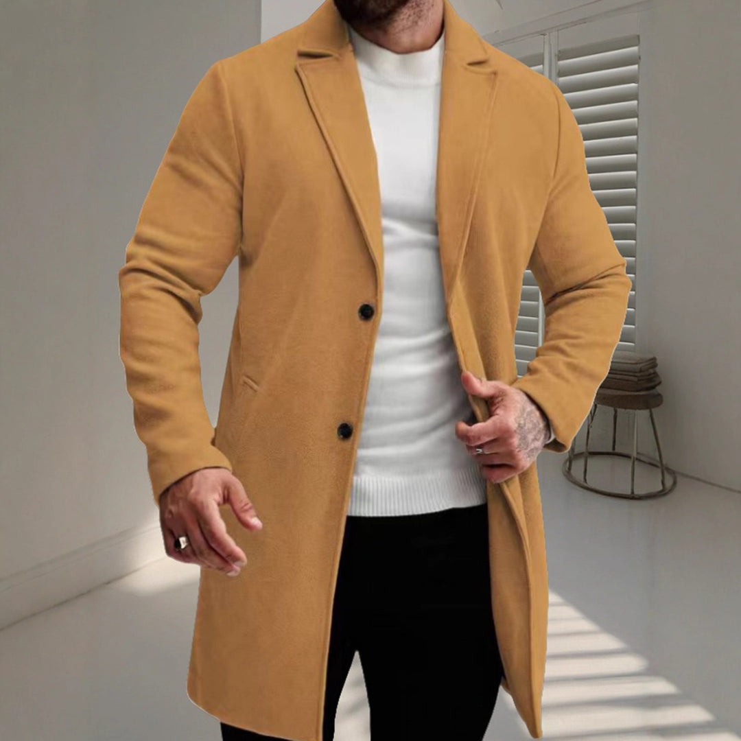 Herren eleganter Wollmantel EB