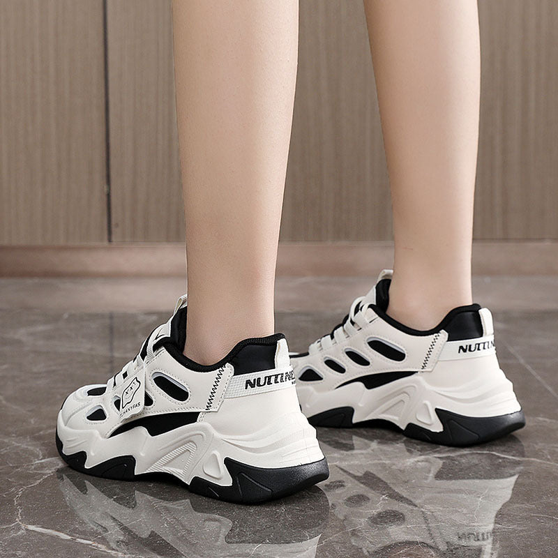 Damen sportliche Sneakers mit atmungsaktivem Obermaterial und dämpfender Sohle EB