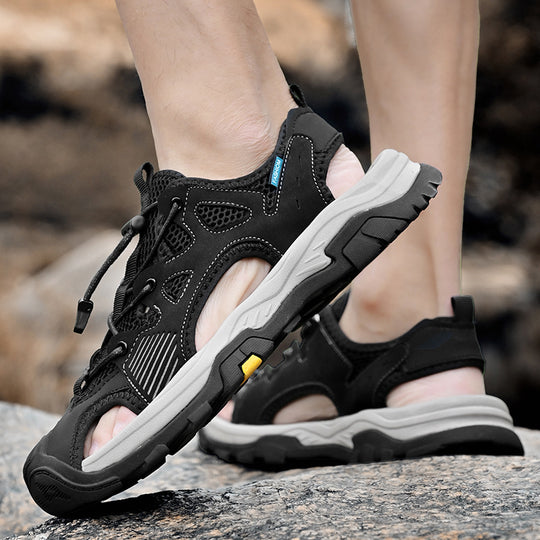 Damen Atmungsaktive Trekking Sandalen mit rutschfester Sohle EB