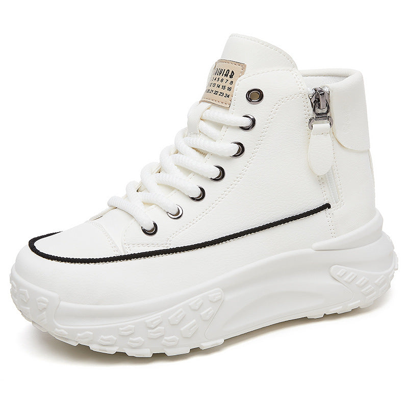 Damen High-Top Sneakers mit wasserabweisender Oberfläche und rutschfester Sohle EB