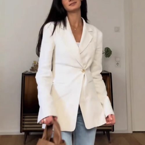 Damen Eleganter Oversized Blazer EB