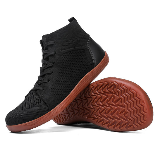 Damen Sportliche High-Top Sneakers mit atmungsaktivem Mesh-Obermaterial und rutschfester Sohle EB