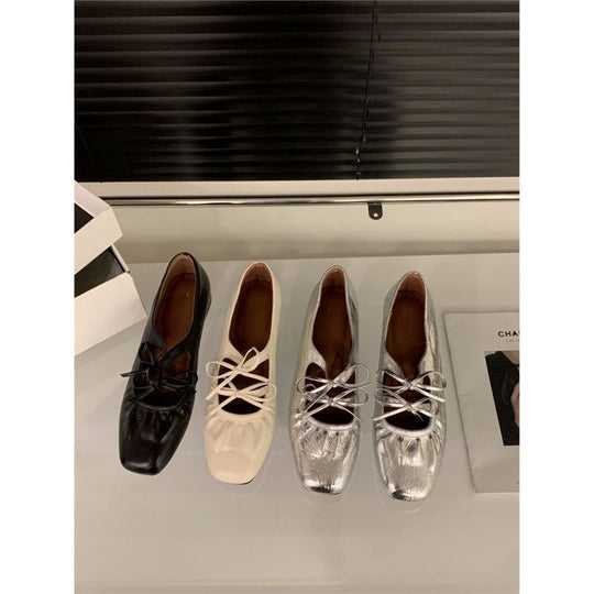 Damen Stylische Riemchen Mules mit dekorativem Schnürdetail EB