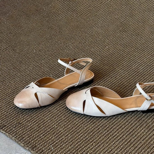 Damen Slingback Ballerinas mit elegantem Riemendesign und komfortabler Passform EB