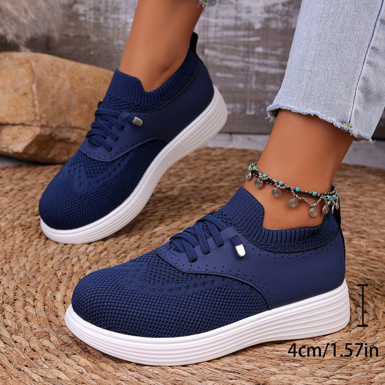 Damen Atmungsaktive Sneakers mit innovativem Strickdesign EB