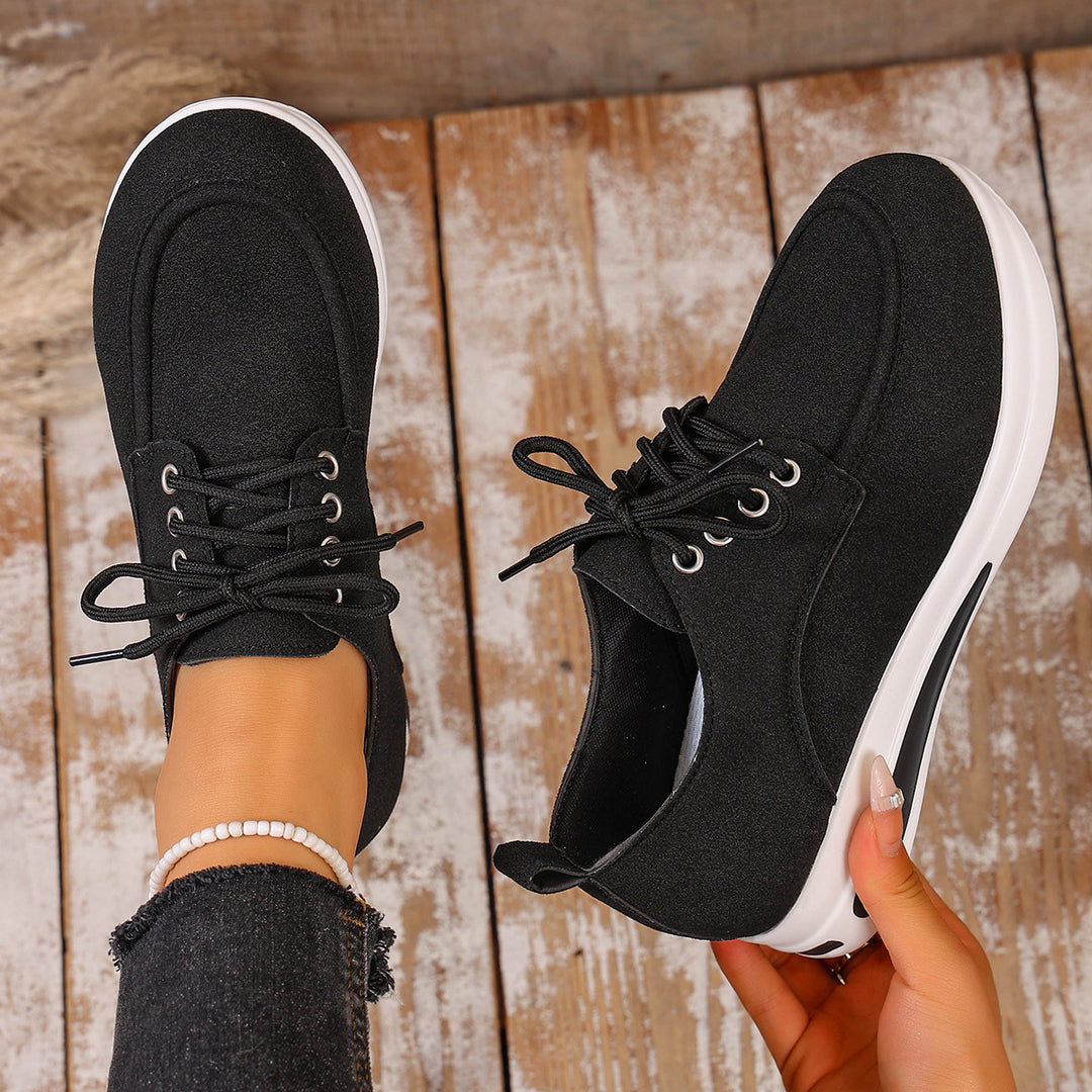 Damen Komfortable Sneaker mit dämpfender Sohle EB
