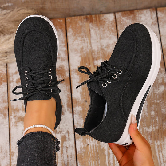Damen Komfortable Sneaker mit dämpfender Sohle EB