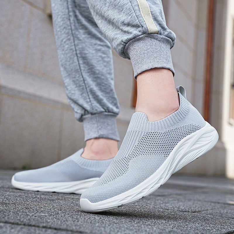 Damen Atmungsaktive Sportschuhe mit elastischem Strick-Obermaterial EB