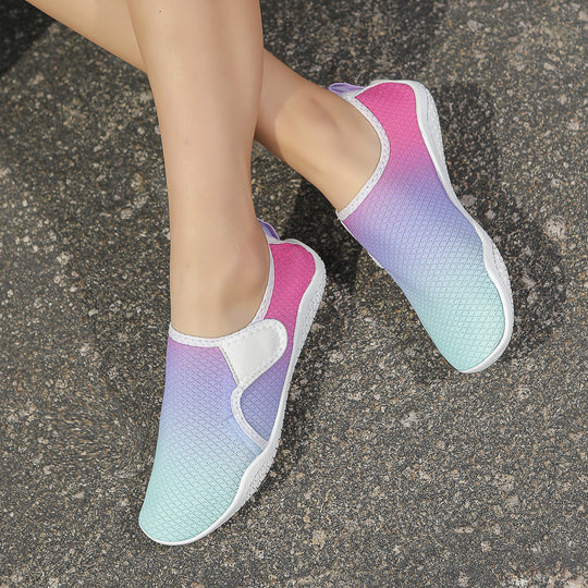Damen Flexible Badeschuhe mit elastischem Schlupf-Design EB