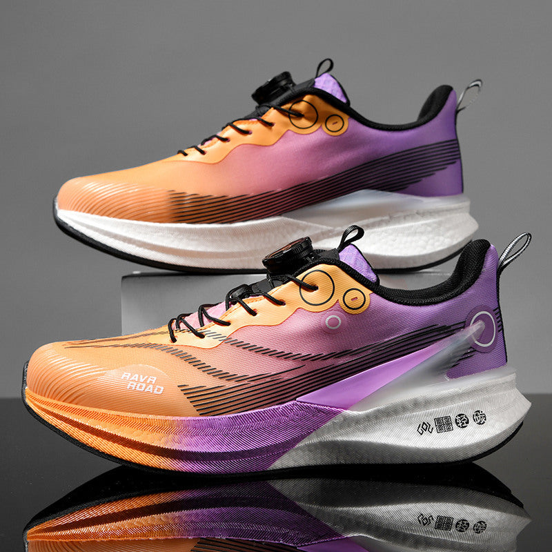 Unisex Performance-Laufschuhe mit Drehverschluss, mehrschichtiger Rebound-Zwischensohle und stabiler TPU-Fersenstütze EB