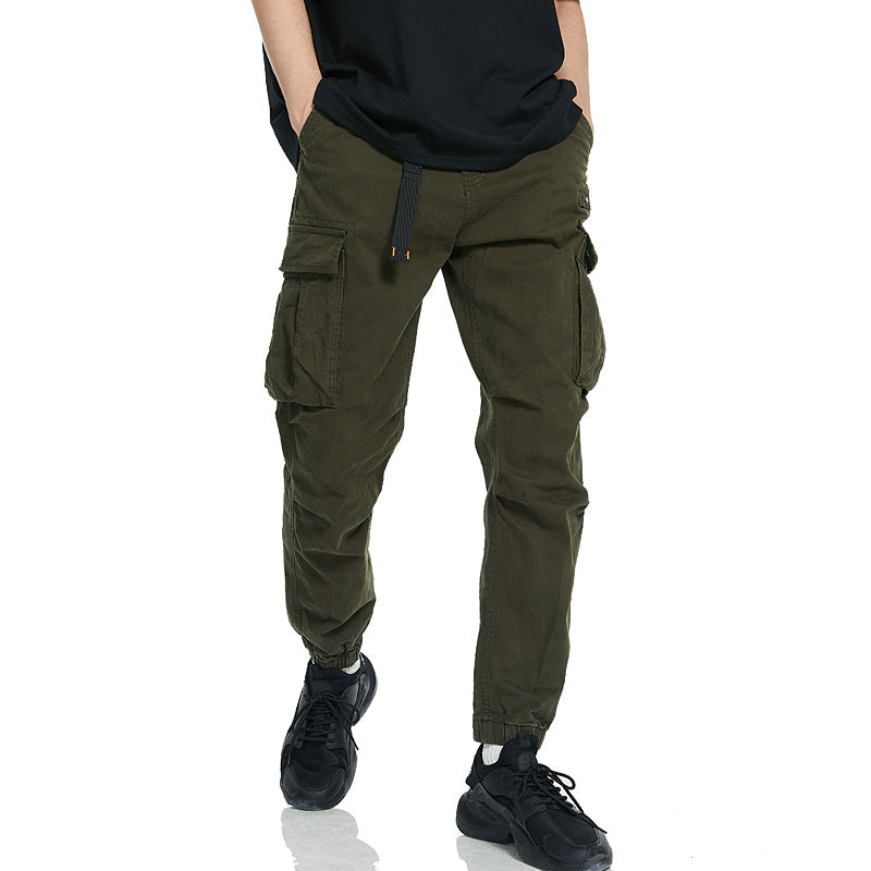 Herren Cargo-Hose mit elastischem Bund und tiefen Taschen EB