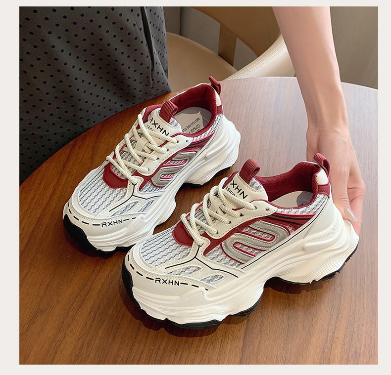 Damen Sportliche Komfort-Sneaker mit atmungsaktivem Mesh und dämpfender Sohle EB