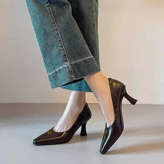 Damen elegante Pumps mit modischem Absatz EB