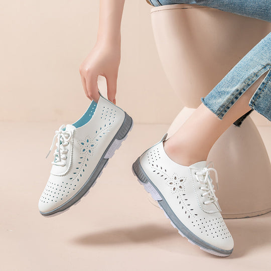 Damen Atmungsaktive Freizeitschuhe mit perforiertem Obermaterial und flexibler Sohle EB