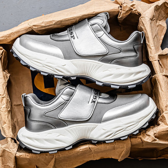 Damen Sportliche Sneaker mit innovativem Klettverschluss und dämpfender Laufsohle EB