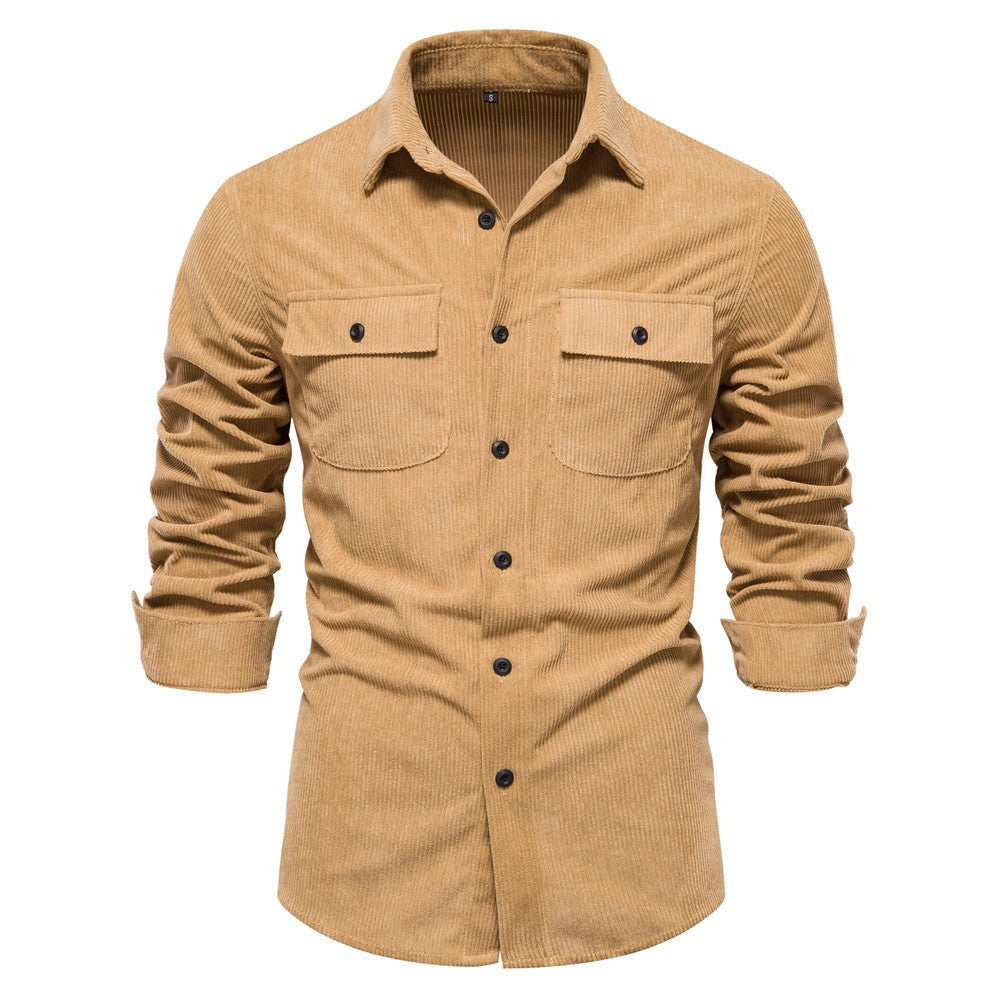 Herren Kamelhaar-Karohemd Shirt EB