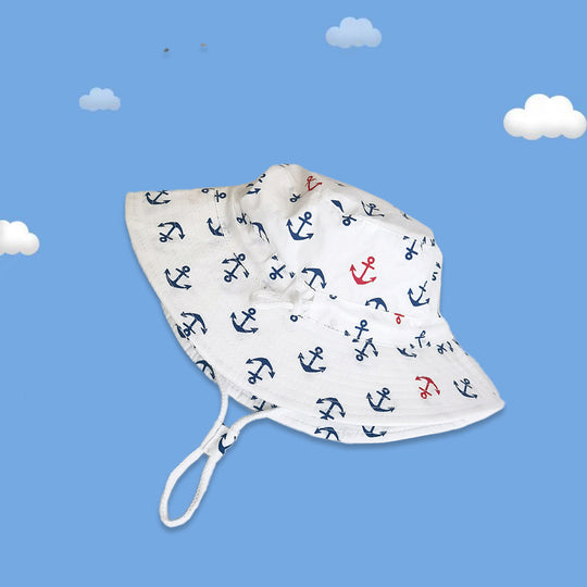 Kinder Sonnenhut mit fröhlichem Motiven EB