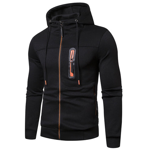 Damen Sportliche Kapuzenjacke mit praktischen Taschen und stylischen Reißverschluss EB