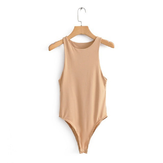 Damen Figurbetontes Tanktop mit breitem Trägerdesign EB