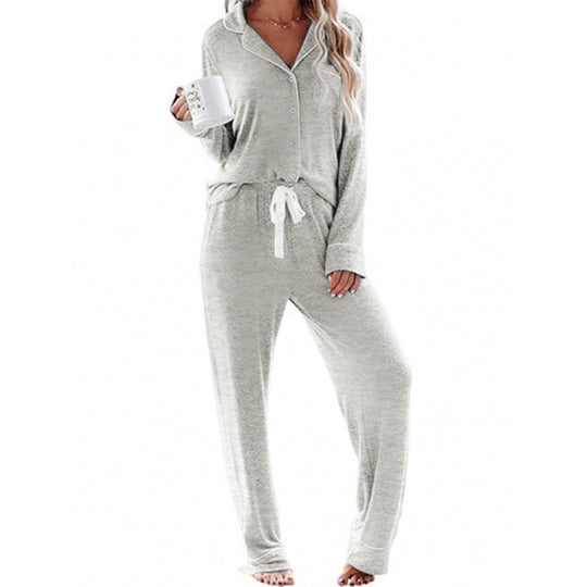 Damen Schlafanzug-Set aus weichem, atmungsaktivem Material EB