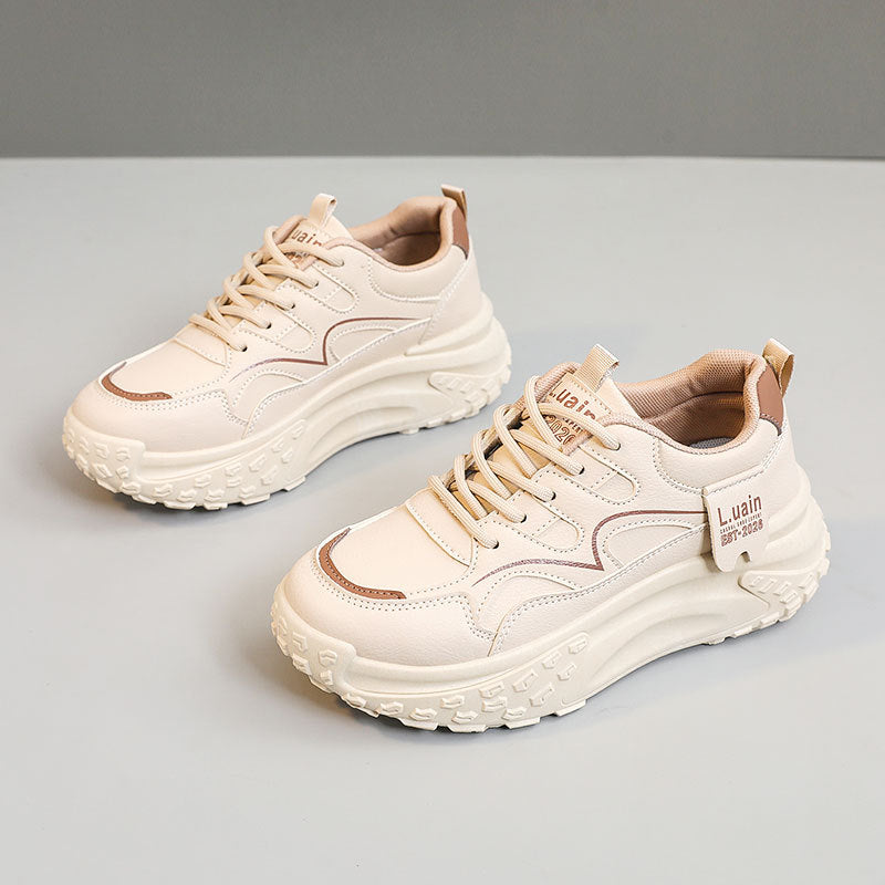 Damen Chunky Sneakers mit ergonomischer Dämpfung und rutschfester Sohle EB
